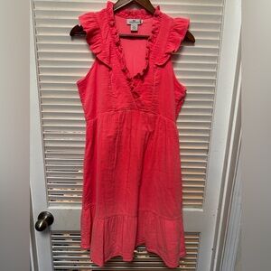 Vineyard Vines coral sleeveless dresss women's Small